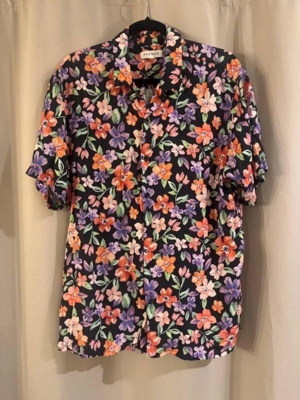 Men’s Floral Pacsun Button Down